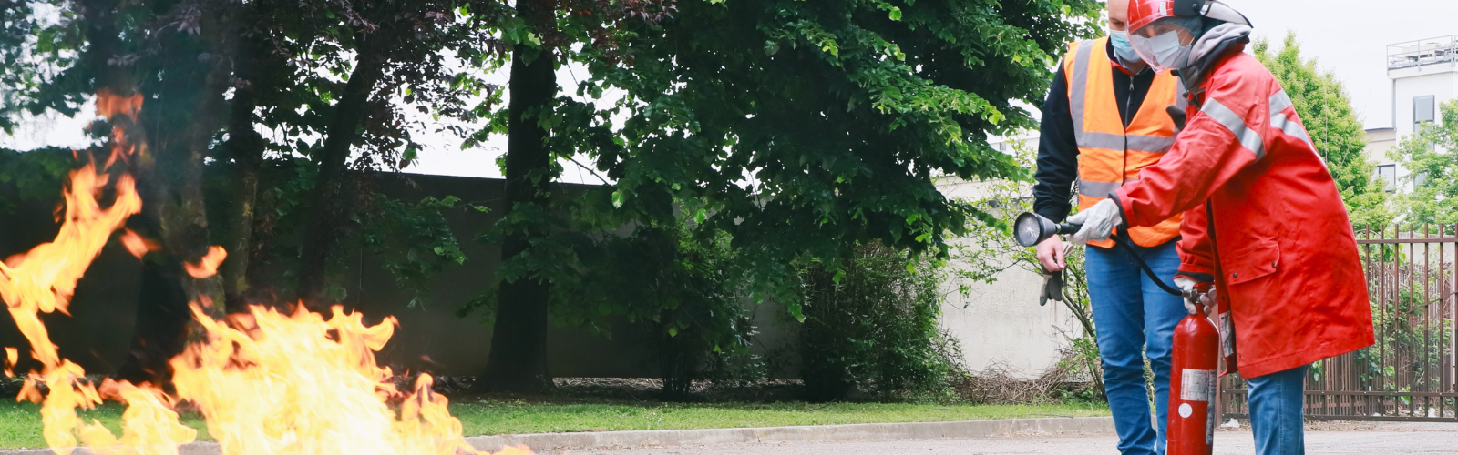 fire warden training during the training